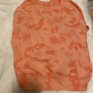Pink tie dye sweater